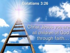 0514 galatians 326 all children of god powerpoint church sermon