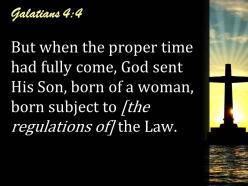 0514 galatians 44 god sent his son born powerpoint church sermon