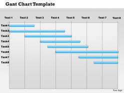 0514 Gantt Chart Template Powerpoint Presentation