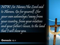 0514 genesis 121 your father household to the land powerpoint church sermon