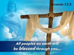 0514 genesis 123 earth will be blessed through you powerpoint church sermon