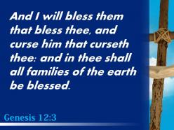 0514 genesis 123 earth will be blessed through you powerpoint church sermon
