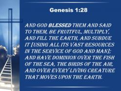 0514 genesis 128 fill the earth and subdue it powerpoint church sermon