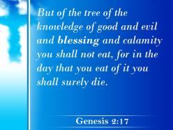0514 genesis 217 the tree of the knowledge powerpoint church sermon