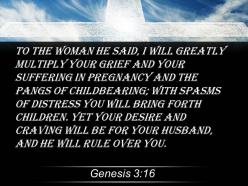 0514 genesis 316 your pains in childbearing powerpoint church sermon