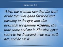 0514 genesis 36 desirable for gaining wisdom powerpoint church sermon