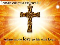 0514 genesis 41 adam made love to his wife powerpoint church sermon