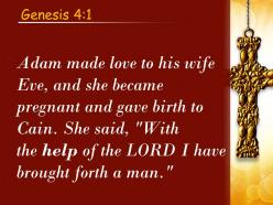 0514 genesis 41 adam made love to his wife powerpoint church sermon
