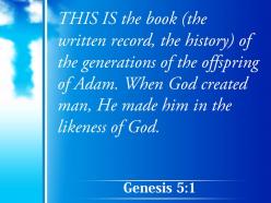 0514 genesis 51 god created human powerpoint church sermon