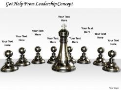 0514 get help from leadership concept image graphics for powerpoint