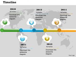 0514 global business data driven time line diagram powerpoint slides
