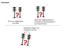 0514 graphic of traffic lights with question mark image graphics for powerpoint