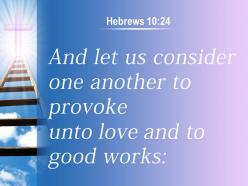 0514 hebrews 1024 we may spur one another powerpoint church sermon