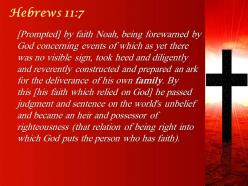 0514 hebrews 117 by his faith he condemned powerpoint church sermon