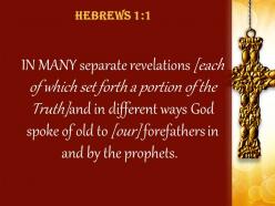 0514 hebrews 11 in the past god powerpoint church sermon