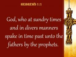 0514 hebrews 11 in the past god powerpoint church sermon