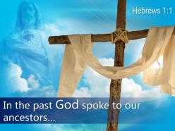 0514 hebrews 11 in the past god spoke powerpoint church sermon