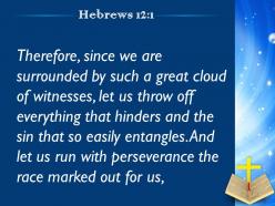 0514 hebrews 121 a great cloud of witnesses powerpoint church sermon