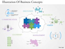 0514 illustration of business concepts powerpoint presentation