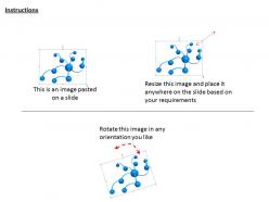 0514 illustration of molecule structure image graphics for powerpoint