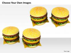 0514 illustration of two hamburgers image graphics for powerpoint