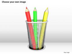 0514 image of pencil holder image graphics for powerpoint