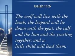 0514 isaiah 116 the wolf will live powerpoint church sermon