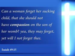0514 isaiah 4915 though she may forget powerpoint church sermon