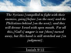 0514 isaiah 912 his anger is not turned away powerpoint church sermon