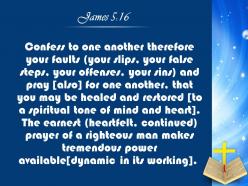 0514 james 516 the prayer of a righteous person powerpoint church sermon