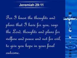 0514 jeremiah 2911 for i know the plans power powerpoint church sermon