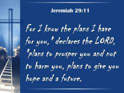 0514 jeremiah 2911 you and not to harm you powerpoint church sermon