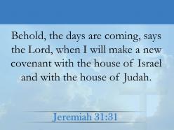 0514 jeremiah 3131 the house of judah powerpoint church sermon