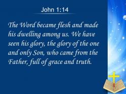 0514 john 114 glory of the one and only powerpoint church sermon