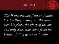 0514 john 114 the word became flesh and made powerpoint church sermon