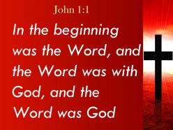 0514 john 11 in the beginning was the word powerpoint church sermon