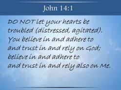 0514 john 141 trust in god powerpoint church sermon