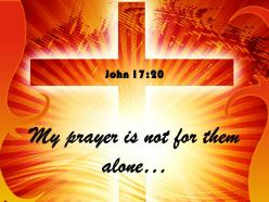 0514 john 1720 my prayer is not for them power powerpoint church sermon