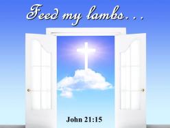 0514 john 2115 feed my lambs power powerpoint church sermon