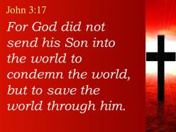 0514 john 317 his son into the world powerpoint church sermon
