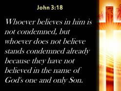 0514 john 318 they have not believed powerpoint church sermon