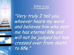 0514 john 524 who sent me has eternal life powerpoint church sermon
