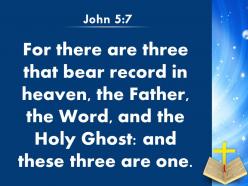 0514 john 57 for there are three that testify powerpoint church sermon
