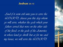 0514 joshua 2415 but if serving the lord powerpoint church sermon