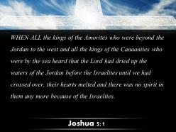 0514 joshua 51 their hearts melted in fear powerpoint church sermon
