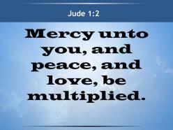 0514 jude 12 mercy peace and love be yours powerpoint church sermon