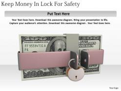 0514 keep money in lock for safety image graphics for powerpoint