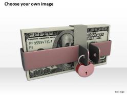 0514 keep money in lock for safety image graphics for powerpoint