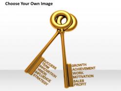 0514 keys of success and growth image graphics for powerpoint