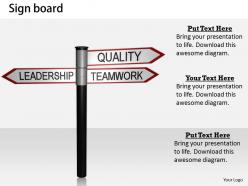 0514 leadership leads to quality teamwork image graphics for powerpoint